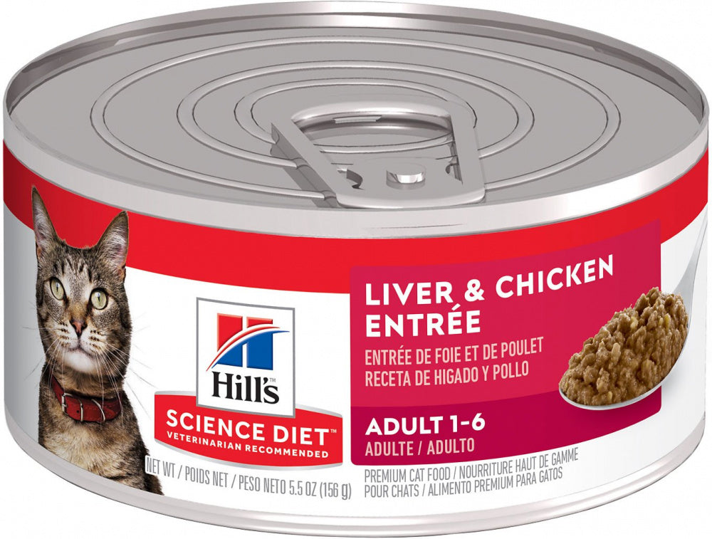 Hill's Science Diet Adult Liver & Chicken Entree Canned Cat Food