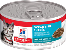 Load image into Gallery viewer, Hill&#39;s Science Diet Adult Indoor Ocean Fish Entree Canned Cat Food