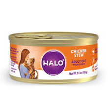 Load image into Gallery viewer, Halo Holistic Grain Free Adult Chicken Stew Canned Cat Food
