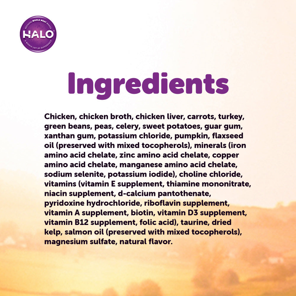 
                  
                    Halo Holistic Grain Free Adult Chicken Stew Canned Cat Food
                  
                