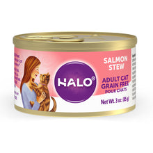 Load image into Gallery viewer, Halo Holistic Grain Free Adult Salmon Stew Canned Cat Food