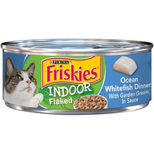 Load image into Gallery viewer, Friskies Selects Indoor Flaked Ocean Whitefish Canned Cat Food