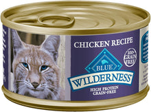 Load image into Gallery viewer, Blue Buffalo Wilderness High-Protein Grain-Free Adult Chicken Recipe Canned Cat Food