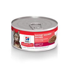 Load image into Gallery viewer, Hill&#39;s Science Diet Adult Savory Salmon Entree Canned Cat Food