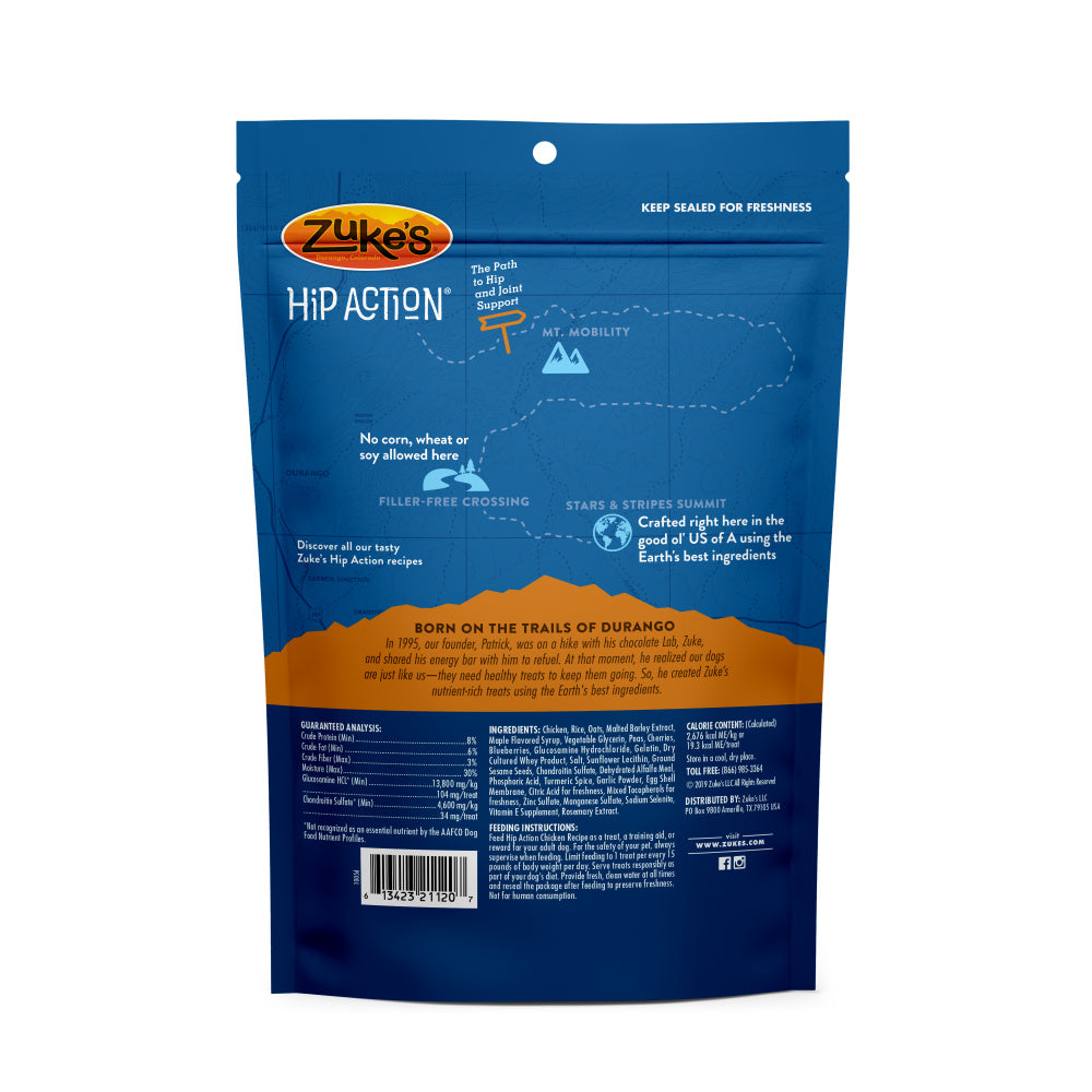 
                  
                    Zukes Hip Action Chicken Dog Treats with Glucosamine and Chondroitin
                  
                