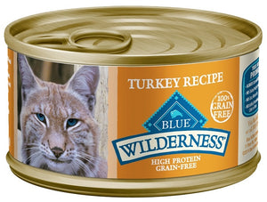Blue Buffalo Wilderness High-Protein Grain-Free Adult Turkey Recipe Canned Cat Food