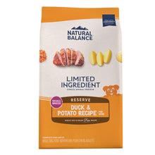Load image into Gallery viewer, Natural Balance Limited Ingredient Reserve Grain Free Duck &amp; Potato Small Breed Recipe Dry Dog Food