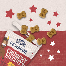 Load image into Gallery viewer, Natural Balance Rewards Crunchy Biscuits With Real Bison Small Breed  Dog Treats