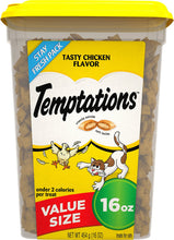 Load image into Gallery viewer, Temptations Tasty Chicken Flavor Cat Treats
