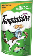 Load image into Gallery viewer, Temptations Seafood Medley Flavor Cat Treats