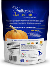 Load image into Gallery viewer, Fruitables Skinny Mini Pumpkin &amp; Blueberry Dog Treats