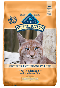 Blue Buffalo Wilderness High-Protein Grain-Free Adult Weight Control Chicken Recipe Dry Cat Food