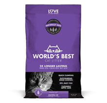 Load image into Gallery viewer, World&#39;s Best Lavender Scented Multiple Cat Clumping Formula Cat Litter