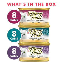 Load image into Gallery viewer, Fancy Feast Grilled Poultry and Beef Feast Variety Canned Cat Food