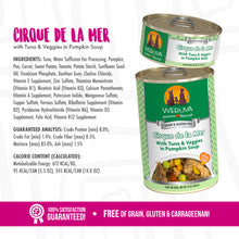 Load image into Gallery viewer, Weruva Cirque de la Mer with Tuna &amp; Veggies in Pumpkin Soup Canned Dog Food