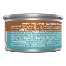 Load image into Gallery viewer, Purina ONE Grain Free Pate Chicken Canned Cat Food