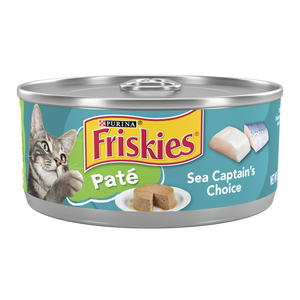 Friskies Pate Sea Captains Choice Canned Cat Food