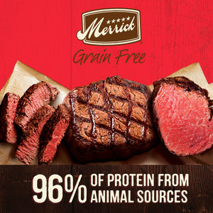 Merrick Grain Free 96% Real Beef, Lamb & Buffalo Canned Dog Food