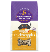 Load image into Gallery viewer, Old Mother Hubbard Crunchy Classic Natural Chick&#39;N&#39;Apples Mini Biscuits Dog Treats