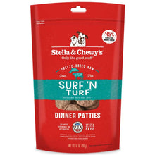 Load image into Gallery viewer, Stella &amp; Chewy&#39;s Surf &#39;N Turf Grain Free Dinner Patties Freeze Dried Raw Dog Food