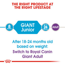 Load image into Gallery viewer, Royal Canin Giant Junior Dry Dog Food
