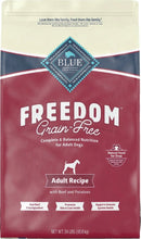Load image into Gallery viewer, Blue Buffalo Freedom Grain-Free Adult Beef Recipe Dry Dog Food