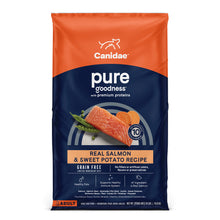 Load image into Gallery viewer, Canidae Pure Goodness Real Salmon &amp; Sweet Potato Recipe Adult Dry Dog