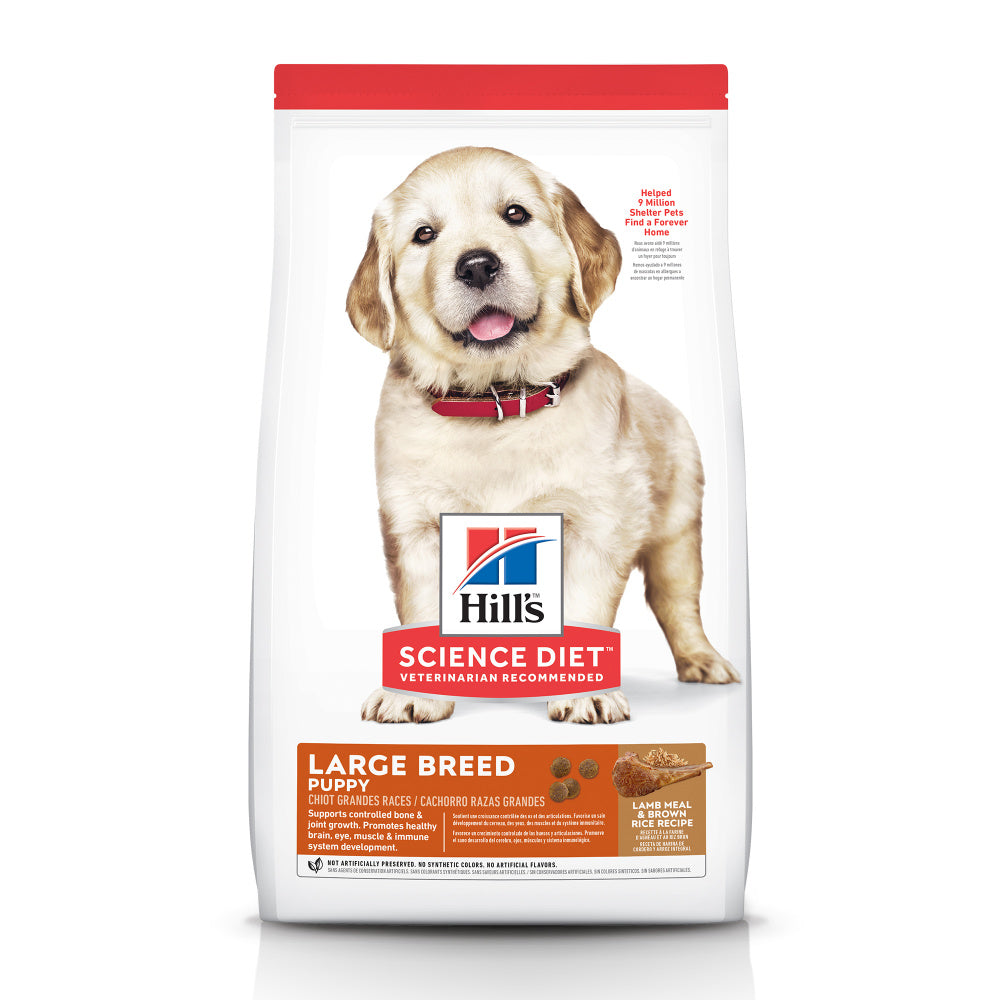 Hill's Science Diet Puppy Large Breed Lamb Meal & Brown Rice Recipe Dry Dog Food