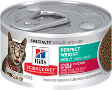 Load image into Gallery viewer, Hill&#39;s Science Diet Perfect Weight Chicken &amp; Liver Canned Cat Food