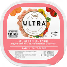 Load image into Gallery viewer, Nutro Ultra Grain-Free Chicken Entree Pate with Tomatoes and Carrots Adult Wet Dog Food Trays