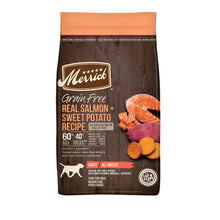 Load image into Gallery viewer, Merrick Premium Grain Free Dry Adult Dog Food Wholesome And Natural Kibble With Real Salmon And Sweet Potato