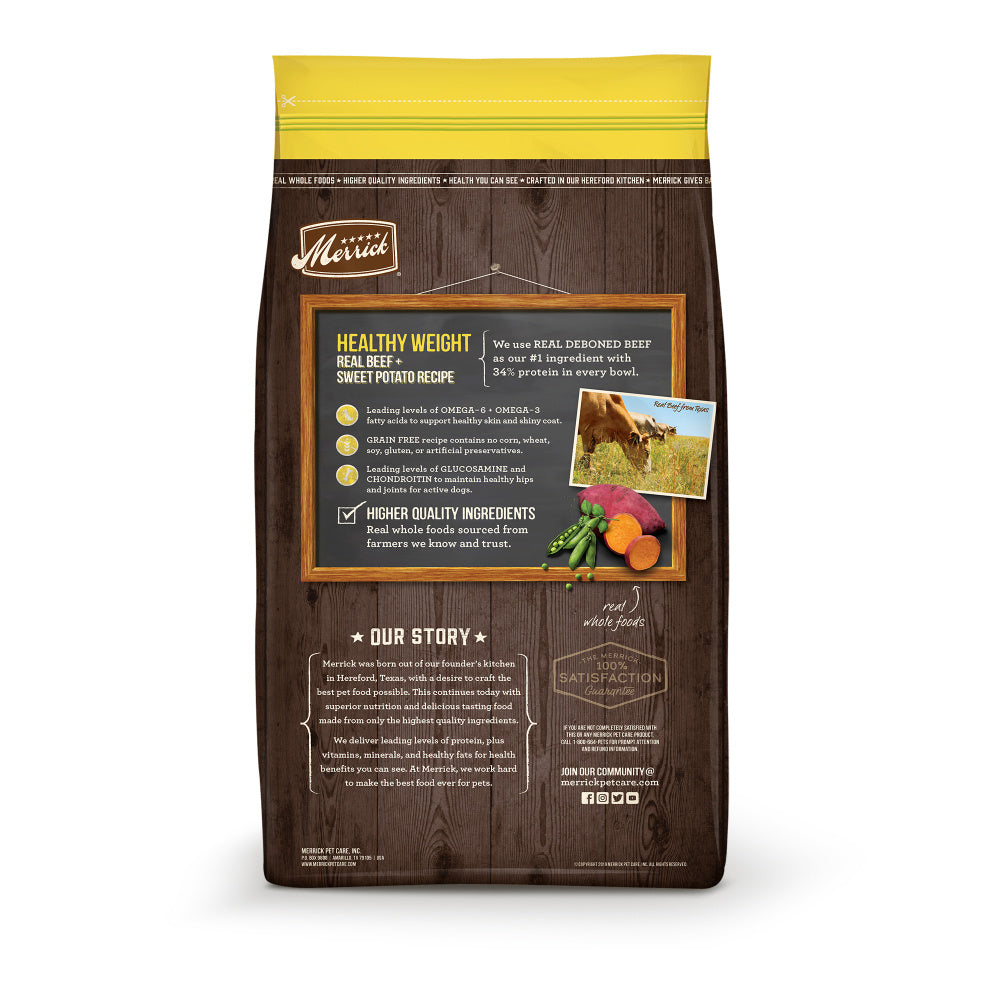 
                  
                    Merrick Grain Free Healthy Weight Recipe Dry Dog Food
                  
                