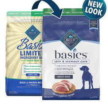 Load image into Gallery viewer, Blue Buffalo Basics Adult Skin &amp; Stomach Care Grain-Free Duck &amp; Potato Recipe Dry Dog Food