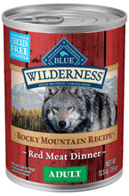 Load image into Gallery viewer, Blue Buffalo Wilderness Rocky Mountain Recipe Grain-Free Red Meat Dinner Adult Canned Dog Food