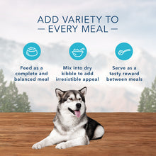 Load image into Gallery viewer, Blue Buffalo Wilderness Wolf Creek Stew Grain-Free Chunky Chicken Stew Adult Canned Dog Food