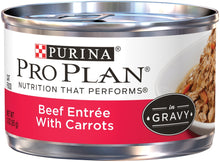 Load image into Gallery viewer, Purina Pro Plan Savor Adult Beef Entree in Gravy with Carrots Canned Cat Food