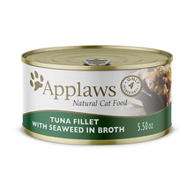 Load image into Gallery viewer, Applaws Natural Wet Cat Food Tuna with Seaweed in Broth