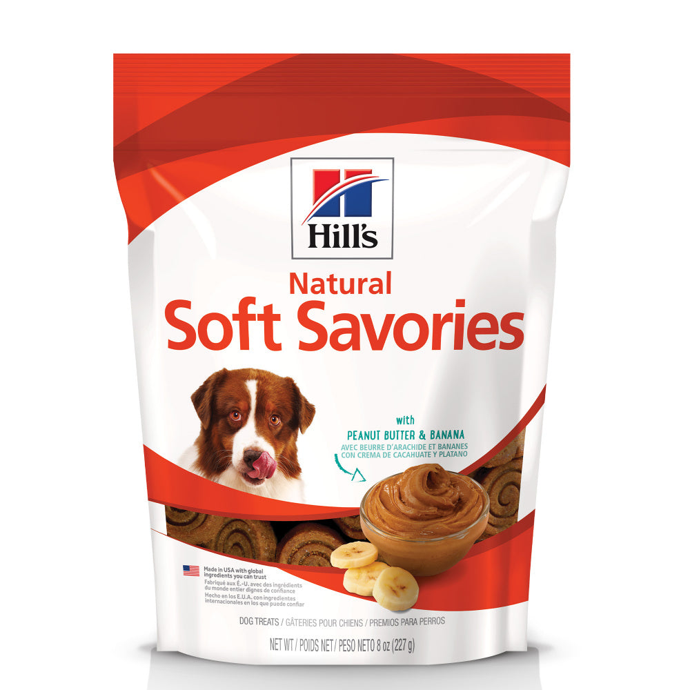 Hill's Science Diet Soft Savories Peanut Butter & Banana Dog Treats