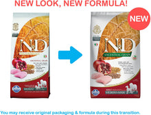 Load image into Gallery viewer, Farmina N&amp;D Natural and Delicious Ancestral Grain Medium &amp; Maxi Chicken &amp; Pomegranate Adult Dry Dog Food