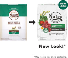 Load image into Gallery viewer, Nutro Wholesome Essentials Adult Pasture-Fed Lamb &amp; Rice Dry Dog Food