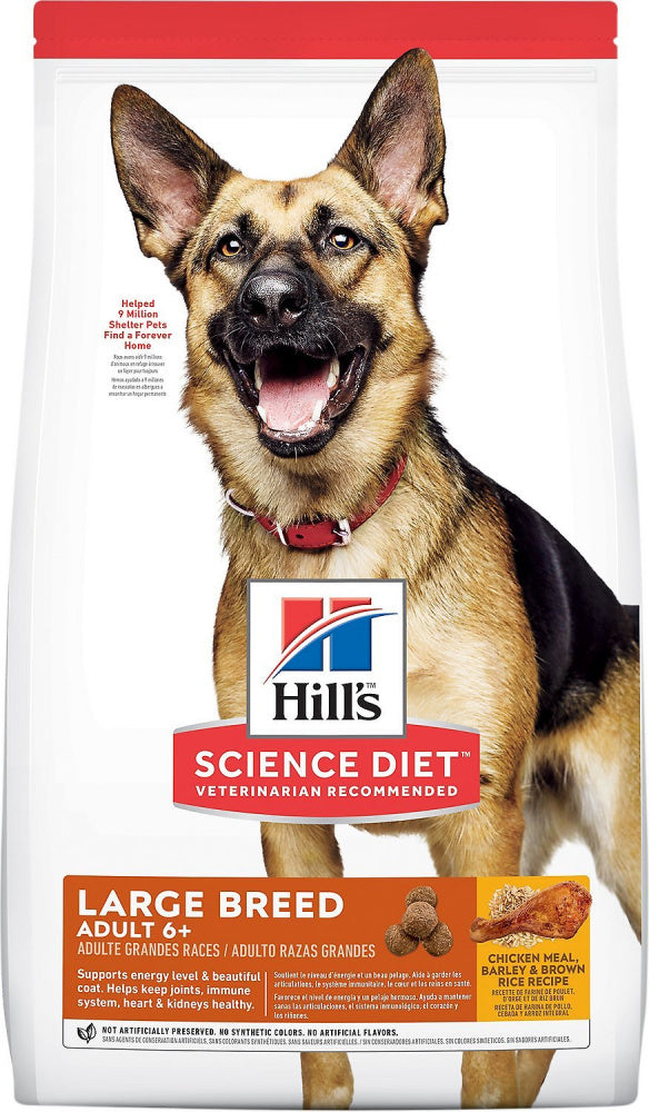 Hill's Science Diet Adult 6+ Large Breed Chicken Meal, Rice, & Barley Recipe Dry Dog Food