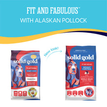 Load image into Gallery viewer, Solid Gold Fit &amp; Fabulous Adult Low Fat &amp; Low Calorie with Fresh Caught Alaskan Pollock Dry Dog Food