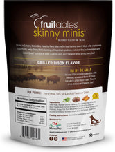 Load image into Gallery viewer, Fruitables Skinny Minis Grilled Bison Flavor Soft &amp; Chewy Dog Treats