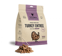 Load image into Gallery viewer, Vital Essentials Freeze Dried Grain Free Turkey Mini Nibs Entree for Dogs Food
