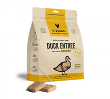 Load image into Gallery viewer, Vital Essentials Freeze Dried Grain Free Duck Mini Patties Entree for Dogs Food