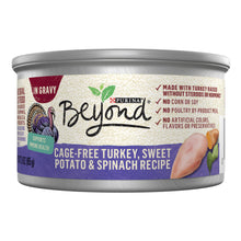 Load image into Gallery viewer, Purina Beyond Cage Free Turkey, Sweet Potato &amp; Spinach Recipe Canned Cat Food