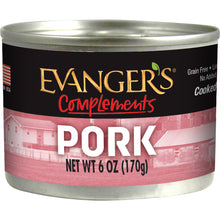 Load image into Gallery viewer, Evanger&#39;s Grain Free Pork Canned Dog &amp; Cat Food
