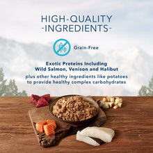 Load image into Gallery viewer, Blue Buffalo Wilderness Grain Free Denali Dinner with Salmon, Venison &amp; Halibut Canned Dog Food
