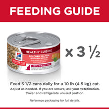 Load image into Gallery viewer, Hill&#39;s Science Diet Healthy Cuisine Adult Poached Salmon &amp; Spinach Medley Canned Cat Food