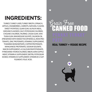 I and Love and You Grain Free Purrky Turkey Pate Recipe Canned Cat Food
